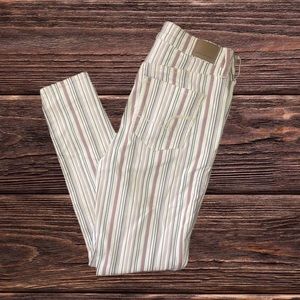 High-Waisted Striped American Eagle Jeggings